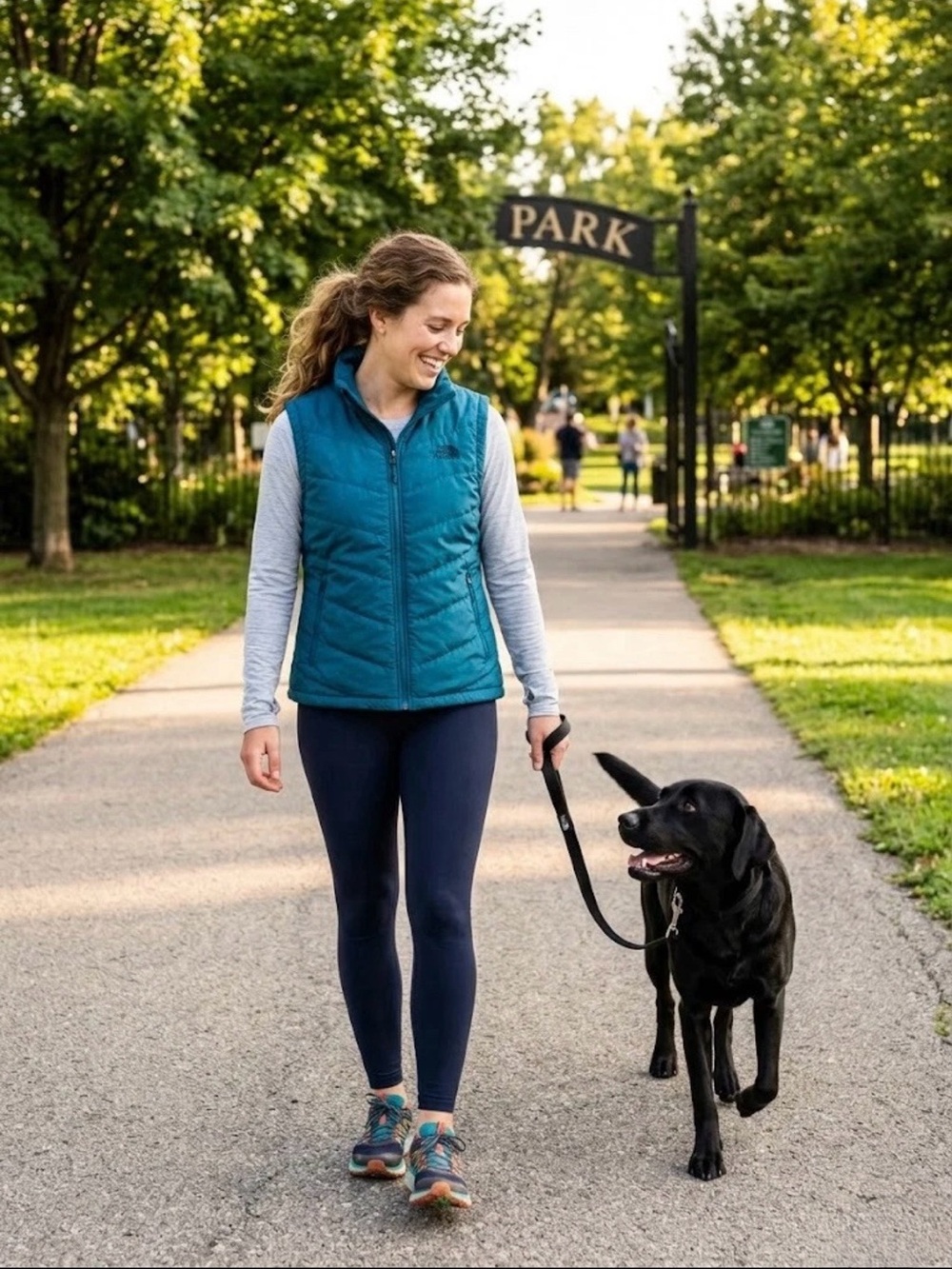 The North Face Women's Insulated Vest in Teal Blue